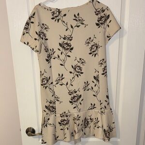 Zara Floral Print Short Sleeve Dress